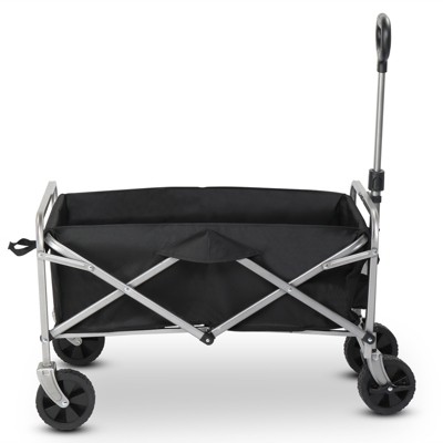 DOMETOUR Collapsible Folding Utility Wagon ¨C Heavy-Duty All-Terrain Cart for Camping, Garden, Beach, and Outdoor Hauling Needs