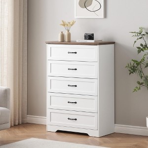 Jojoka Drawers Dresser for Bedroom,Chest of Drawers with Wide Metal Handle - 1 of 4