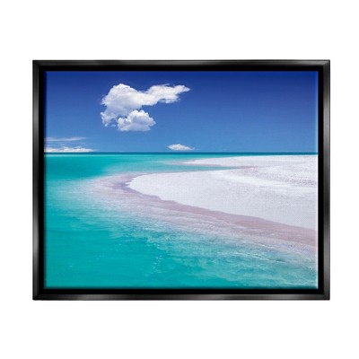 Stupell Industries Tropical Beach ShorelineFloater Canvas Wall Art