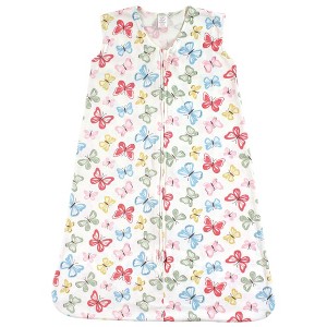 Touched by Nature Baby Girls Organic Cotton Sleeveless Wearable Sleeping Bag, Sack, Blanket, Butterflies - 1 of 1