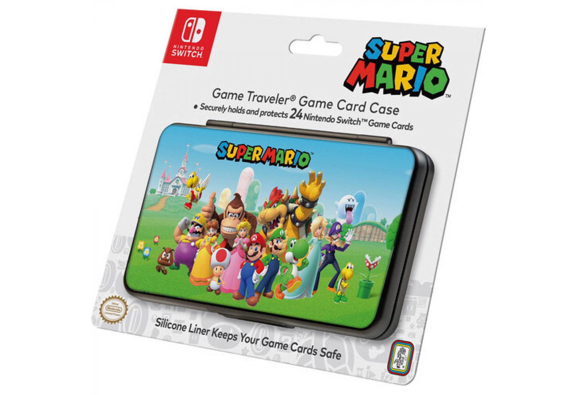 Switch Accessory: Case - RDS 24 Game Card Case - Super Mario and Characters: Officially Licensed by Nintendo
