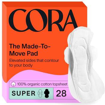 Cora Made to Move Super Pad - 28ct