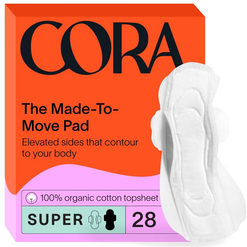 Cora Made to Move Super Pad - 28ct, 1 of 10