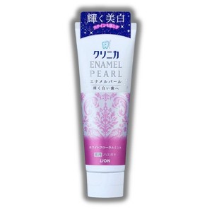 Lion Clinica Enamel Pearl ToothPaste White Floral Mint (4.58 oz) - Removes Stains, Whitens Teeth, Prevents Bad Breath & Tames Tartar - 1 of 2