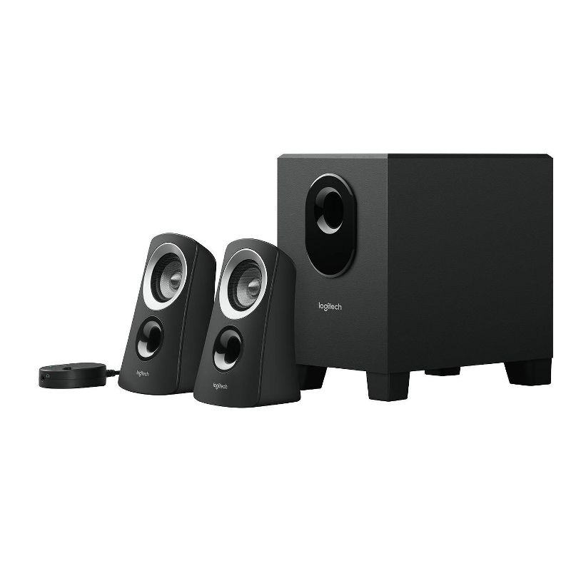 Logitech Z313 Speaker System with Subwoofer - Black, 3 of 8
