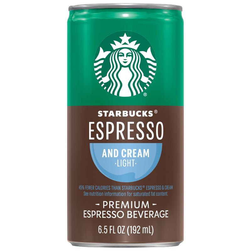 Starbucks Doubleshot Espresso Light Premium Coffee Drink - 4pk/6.5 fl oz Cans, 3 of 6