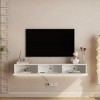 Floating TV Stand Wall Mounted with 16 Color LEDs, 67" Modern TV Stand, Floating TV Cabinet Entertainment Center for 55 60 65 Inch TV - 3 of 4