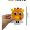 4E's Novelty 12 Pack Thanksgiving Crafts for Kids - Foam Turkey Art & Craft Kits, Fridge Magnets for Toddlers 3-8, Magnetic Turkey Fall DIY Projects - 4 of 4
