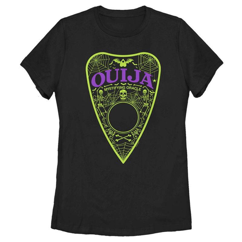 Women's Ouija Halloween Planchette T-Shirt, 1 of 5