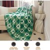 Elegant Comfort Super Soft Christmas Prints Blanket Home D¨¦cor, Warm Cozy Throws for Winter Bedding. - 3 of 4