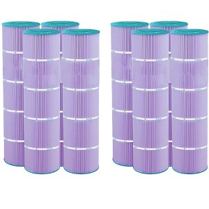 Hurricane 8 Pack HF7471-04P Platinum Purple Pool and Spa Filter Cartridge Replacement for PCC105, Unicel C-7471, Filbur FC-1977 - 1 of 4