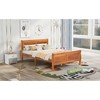 Full Size Wood Platform Bed with Headboard and Wooden Slat Support - 3 of 4