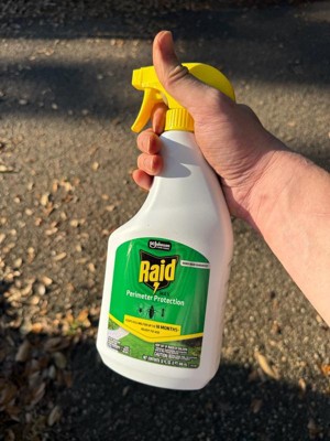 Raid Outdoor Insect Spray Perimeter Protection - 32 fl oz : Target