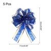 Unique Bargains Wedding Baskets Presents Large Pull Bow Bright Gift Wrapping Ribbon 5 Pcs - 2 of 4