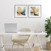 Stupell Industries Abstract Sunshine Florals 2pc Framed Print Under Glass Set - 2 of 4