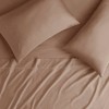 4 Pcs 600 Thread Count Cotton Blend Sheet Set, Deep Pocket Premium Touch Bedding Set, Hotel Collection Style Solid Cozy Bed Set for All Season - 4 of 4