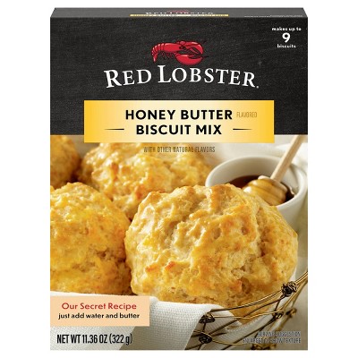 Red Lobster Honey Butter Biscuit Mix, Makes About 9 Biscuits, 11.36 oz Box