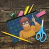 Scooby Doo Velma Character Makeup Cosmetic Bag Organizer Pouch - 2 of 4