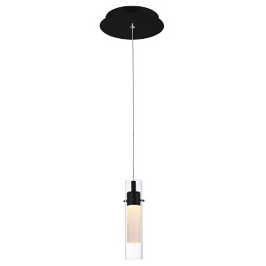 CWI Lighting Olinda LED Integrated Black Mini Pendant - 1 of 3