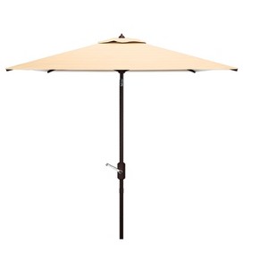 Athens 7.5 Ft Square Crank Umbrella - PAT8407 - Safavieh - 1 of 3