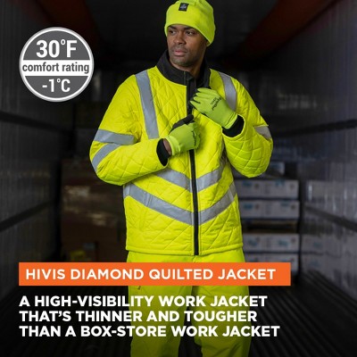 Refrigiwear HiVis Diamond Quilted Jacket — фото 2