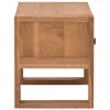 vidaXL Bedside Cabinet Natural Teak Solid teak wood Compact Durable - 4 of 4