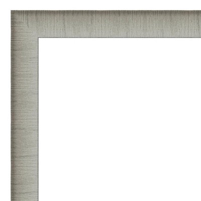 Elegant Silver Rectangular Bathroom Vanity Wall Mirror