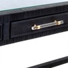 Amara Charcoal Rattan Desk - 4 of 4
