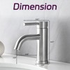 ALEXOUN Bathroom Faucet Single Hole Modern Bathroom Sink Faucet Vanity Bathroom Faucet - 3 of 4