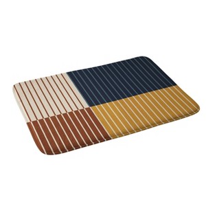 Deny Designs Colour Poems Color Block Line Abstract XIII Memory Foam Bath Mat - 1 of 4