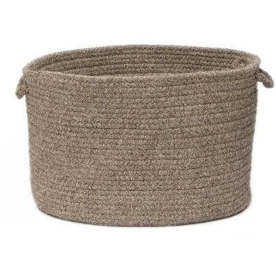 Colonial Mills Shear Natural Utility Basket, 14 by 10-Inch, Rockport Gray