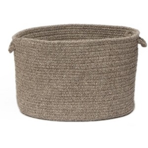 Colonial Mills Shear Natural Utility Basket, 14 by 10-Inch, Rockport Gray - 1 of 1