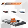 TOOENJOY 43 x 35 x 4.7 Inch Roof Cargo Basket Carrier, Car Top Luggage Holder for Car, SUV and Pickup, 143 LBS Weight Capacity - 4 of 4