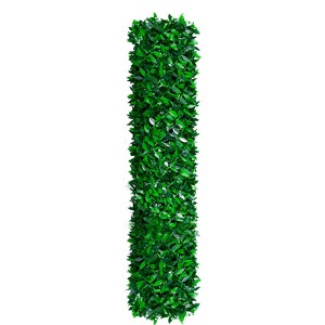 Artificial Privacy Fence Screen, 10 x 3.3 FT Faux Roll Grass Wall Panel, Greenery Backdrop Leaf Fence Panel for Indoor Outdoor Garden Backyard Decor - 1 of 4