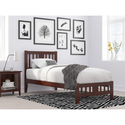 AFI Furnishings Tahoe Platform Bed TXL with Footboard AW
