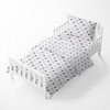 Bacati - Little Sailor Girls Whales/Boats Muslin 4 pc Toddler Bedding Set - 3 of 4