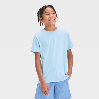 Boys' Short Sleeve T-Shirt - Cat & Jack™ Blue M