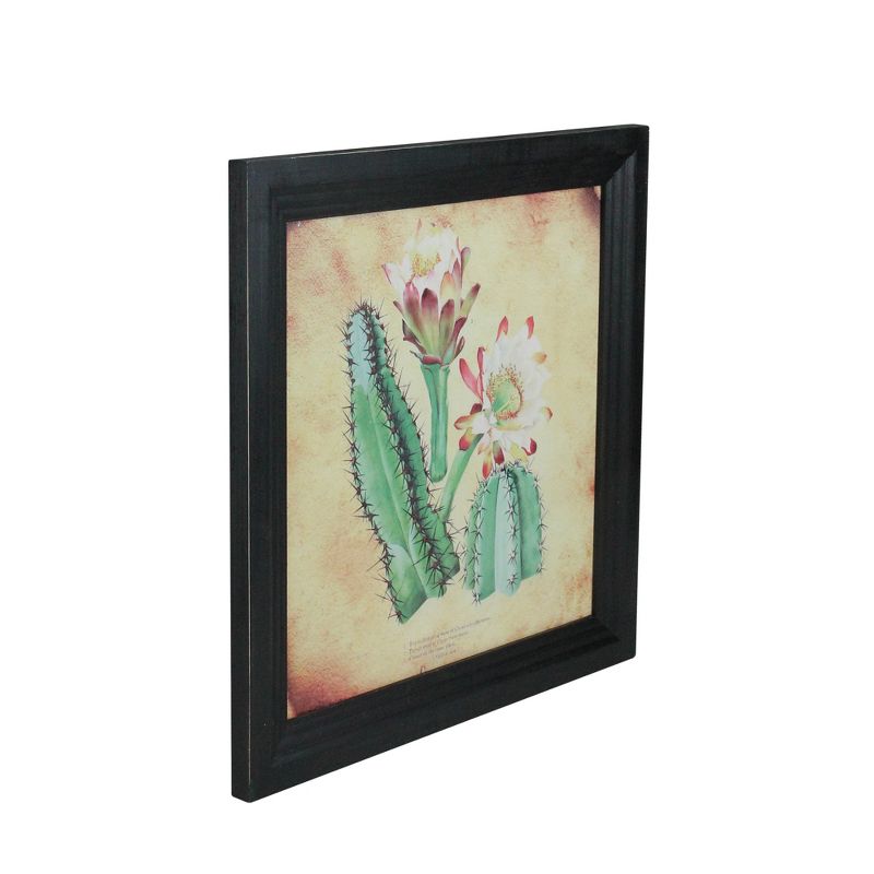 Northlight 12"  Black and Green Cactus and other Desert Plants Surrounded by Black Photo Frame, 2 of 3