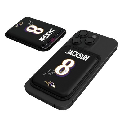 Keyscaper NFL Baltimore Ravens Players Game Tactic Black Magnetic Credit Card Wallet