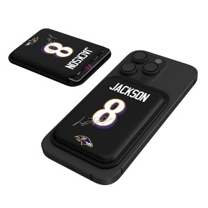 Keyscaper NFL Baltimore Ravens Players Game Tactic Black Magnetic Credit Card Wallet - 1 of 3