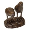 Design Toscano Twin Baby California Quail Solid Cast Bronze Garden Statue - image 3 of 4