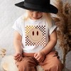 The Juniper Shop Fall Checkered Smiley Kids Short Sleeve Tee - 2 of 2