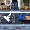 Flower Print Carpet Washable Area Rug Low Pile Soft Carpet Foldable Indoor Carpet - 4 of 4