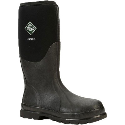Men's Muck Chore Steel Toe Boots, CHS000A, Black