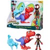 Marvel Spidey and His Amazing Friends DinoWebs SpideyRex & Miles