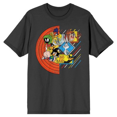 Looney Tunes Characters In Frames Crew Neck Short Sleeve Royal Blue Men's  T-shirt : Target