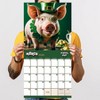 TF Publishing 13.5"x14.5" 2026 Playful Pigs Wall Calendar - 4 of 4