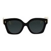 Tory Burch TY 7201U 198887 Womens Irregular Sunglasses Black/Ivory 49mm - 2 of 4