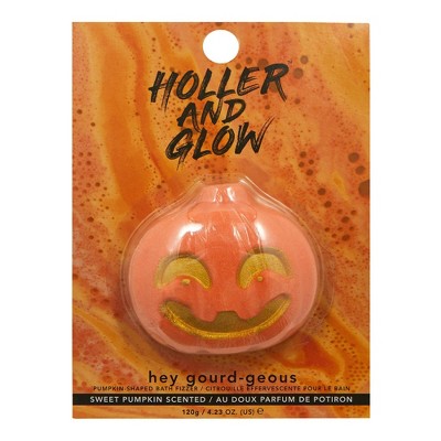 Holler and Glow Bath Bomb - Pumpkin - 4.4oz