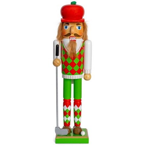 Ornativity Golf Player Christmas Wooden Nutcracker - 15 In : Target